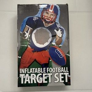 Kovot Inflatable Football Target Set - Inflates to 5 Feet Tall! - Soft Mini Toss